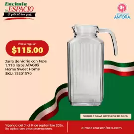 Catálogo Anforama Página 2: Home Sweet Home Jarra de vidrio con tapa €92,00