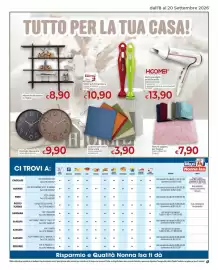 Volantino Maxi Nonna Isa Pagina 16: Cuscino per sedia €3,90, Orologio da parete €9,90