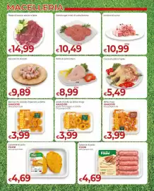 Volantino Maxi Nonna Isa Pagina 8: Cosce di pollo singole €5,49, Hamburger misti di suino/bovino €10,49