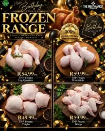 Take 'n Pay catalogue Page 40: TNP Frozen Thighs €49,99, TNP Frozen Leg Quarters €54,99
