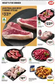 IGA catalogue week 37 Page 12: Australian Beef Stir Fry Strips €19,99, Australian Lamb Rump Steak €32,99