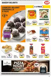 IGA catalogue week 37 Page 14: Mission Thin Pizza Crusts €5,10, Wonder Bread 5 Star €4,60