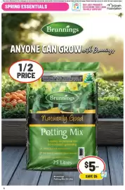 IGA catalogue week 37 Page 7: Brunnins Potting Mix €5,00