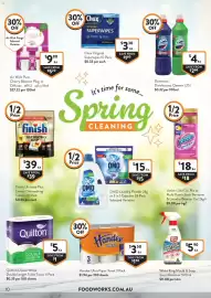 Foodworks catalogue week 37 Page 10: Air Wick Pure Cherry Blossom Plug-In Diffuser €9,80, Domestos Disinfectant Cleaner €4,00