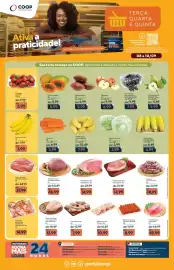 Folheto Coop Página 1: Patinho bovino resfriado pedaço €46,99, Paleta suína com osso fresca - kg €14,99