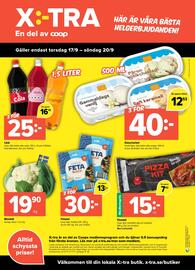 Coop Extra reklamblad vecka 38 Sida 8: Pizzakit, Medlemspris €22,00, Blomkål €19,90