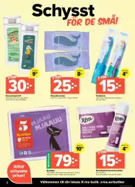 Coop Extra reklamblad vecka 38 Sida 2: Byxblöjor, Medlemspris, Bomullspinnar/bomullsrondeller €15,00