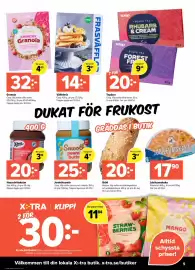Coop Extra reklamblad vecka 38 Sida 5: Jordnötssmör €25,00, Jubileumskaka €17,90