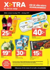 Coop Extra reklamblad vecka 38 Sida 8: Pizzakit, Medlemspris €22,00, Blomkål €19,90