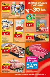 Auchan gazetka | Supermarket Strona 5: Pstrąg jurajski wędzony na zimno, plastry €11,99, Boczek lardons €5,99