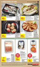 Catalogue Intermarché Hyper page 15: CREVETTES CUITES €6,65, NOIX DE SAINT JACQUES €2,85