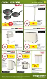 Catalogue Intermarché Hyper page 45: Domédia Mixeur à pied €14,99, Domédia Grille-pain €19,99