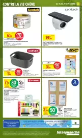 Catalogue Intermarché Hyper page 47: CURVER PANIER 4L €1,88, Scotch Ruban masquage €2,07