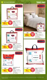 Catalogue Intermarché Hyper page 50: DODO COUETTE AIR PROTECT €19,95, DODO COUETTE PEAU PÊCHE €17,45