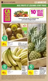 Catalogue Intermarché Hyper page 6: BANANE €0,95, Zespri Kiwi Jaune Bio €2,99