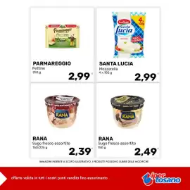 Volantino Iper Tosano settimana 37 Pagina 1: Santa Lucia Mozzarella €2,99, Rana Sugo fresco assortito €2,49