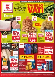 Kaufland gazetka tydzień 37 Strona 1: Schab wieprzowy bez kości €8,99, Kaczka tuszka €8,99