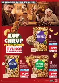Kaufland gazetka tydzień 37 Strona 14: Mieszanka orzechów K-Classic €9,99, Orzechy włoskie K-Classic €9,99