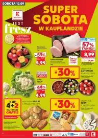 Kaufland gazetka tydzień 37 Strona 18: Schab wieprzowy bez kości €8,99, Kalafior polski €4,99
