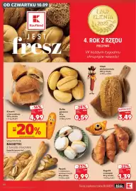 Kaufland gazetka tydzień 37 Strona 28: Bułka pszenna €0,59, Pączek z nadzieniem wieloowocowym €0,99