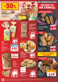 Kaufland gazetka tydzień 37 Strona 29: Pizzerka z serem boczkiem i cebulą €3,59, Rogaliki mini z nadzieniem 7Days €5,95