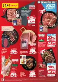 Kaufland gazetka tydzień 37 Strona 31: Polska karkówka wieprzowa bez kości w plastrach Stoisko Mięsne €12,99