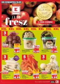 Kaufland gazetka tydzień 37 Strona 4: Ogórki kiszone €17,99, Polska pietruszka korzeń €14,99