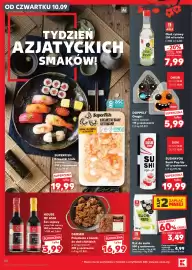 Kaufland gazetka tydzień 37 Strona 40: Krewetki białe gotowane SuperFish €19,99