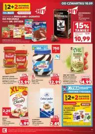 Kaufland gazetka tydzień 37 Strona 45: Kakao ciemne Decomorreno €10,99, Cukier puder Diamant €2,49