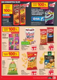 Kaufland gazetka tydzień 37 Strona 46: Czekolada KitKat Salted Caramel €5,99, Chrupki Curly €3,99