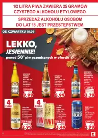 Kaufland gazetka tydzień 37 Strona 52: Piwo bezalkoholowe pszeniczne Browar Fortuna Miłosław €3,79, Piwo Stephans Bräu €1,99
