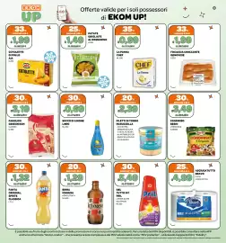 Volantino Ekom Pagina 13: Fagolosi grissin bon classici €3,19, Filetti di tonno Maruzzella €2,39