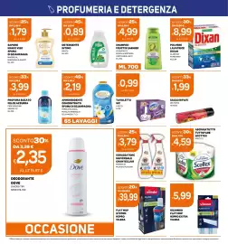 Volantino Ekom Pagina 14: Ammorbidente concentrato Spuma di Sciampagna €2,19, Tavoletta wc Casachiarà €0,99