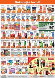 COOP DISKONT leták Strana 2: Lenor perličky/aviváž €99,90, Runino balkánský sýr €32,90