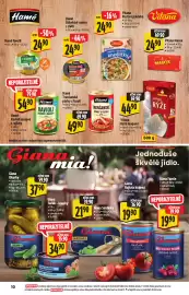 Albert leták | Supermarket Strana 10: Hamé Ďábelské tousty s chilli €24,90, Hamé Ravioli masové s rajčaty €54,90