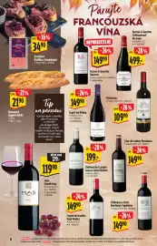 Albert leták | Alkohol Strana 8: Řemeslná bageta MAXI €21,90, Bordeaux €109,90