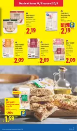 Catálogo Lidl semana 38 Página 13: Chef Select Flautas €2,09, Chef select flauta bacon crispy €2,69