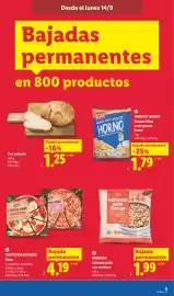 Catálogo Lidl semana 38 Página 25: Monissa salteado pollo con verduras €1,99, Trattoria Alfredo pizza €4,19