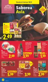 Catálogo Lidl semana 38 Página 38: VITASIA costillas de cerdo con salsa sriracha €5,99, Flying Goose Salsa sriracha €3,99