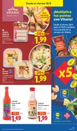 Catálogo Lidl semana 38 Página 39: Vitasia dim sum €1,99, Vitasia rollitos de primavera €1,99