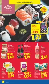 Catálogo Lidl semana 38 Página 42: VITASIA Tofu teriyaki €0,99, Vitasia alga wakame €1,79