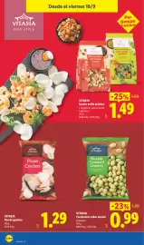 Catálogo Lidl semana 38 Página 46: VITASIA Cacahuetes sabor wasabi €0,99, Vitasia snacks estilo asiático €1,49