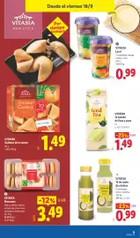 Catálogo Lidl semana 38 Página 47: Vitasia Macarons €3,49, VITASIA Té de zumo de cítricos €0,99