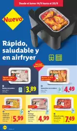 Catálogo Lidl semana 38 Página 6: Pollo jamoncitos con verduras €4,49, Pollo pechuga con patatas y cebolla €4,99