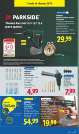 Catálogo Lidl | Bazar Página 17: Parkside accesorio para taladro angular / brocas €7,99
