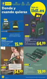 Catálogo Lidl | Bazar Página 2: Parkside sierra recíproca €34,99, Parkside caja de herramientas €19,99