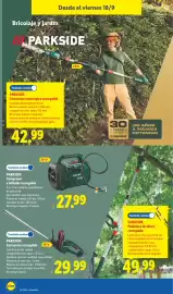 Catálogo Lidl | Bazar Página 20: Parkside cortasetos recargable 20 v €29,99, Parkside compresor e inflador recargable €27,99