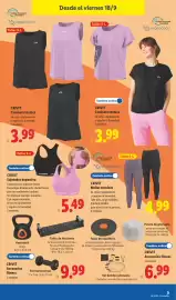 Catálogo Lidl | Bazar Página 25: Hydrocool mallas técnicas €4,99, Crivit sujetador deportivo €5,49