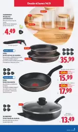 Catálogo Lidl | Bazar Página 9: Silvercrest Sartén honda de aluminio €13,49, Tefal set de sartenes de aluminio €35,99