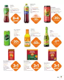 OKay folder Pagina 21: Douwe Egberts alle koffie in caps of instantkoffie €15,45, Lipton Ice Tea €36,10